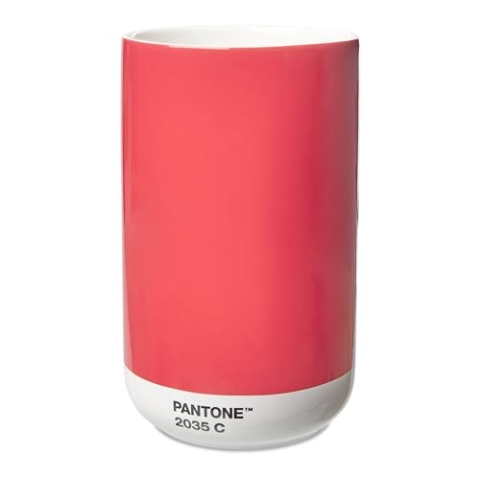 PANTONE Mini Porzellan Vase, in Geschenkbox, 500ml, Red 2035C