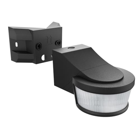 LED's light Pro 0190101 Profi-Bewegungsmelder schwarz 270° 3-in-1 Wand- Eck- Deckenmontage