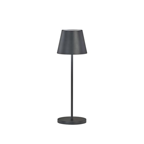 easy! BY FHL Outdoor Akku Tischlampe COSENZA Schwarz ohne Kabel mit USB Anschluss & Ladestation