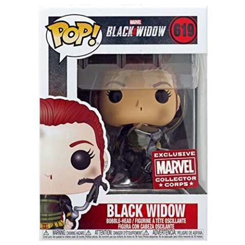 POP! Marvel Collector Corps Exclusive Black Widow #619 w/ Protective Case