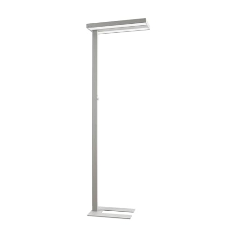 Arcchio LED Büro Stehlampe dimmbar, Bewegungsmelder, Tageslichtsensor, Bürolampe Stehlampe Up and Down 8000lm, 4000K, Standleuchte Deckenfluter Home Office