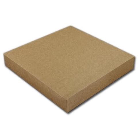 BrandNewCake® Tortenschachtel - 30x30x5 cm - Kuchenbox aus Karton - 50 Stück - Braun