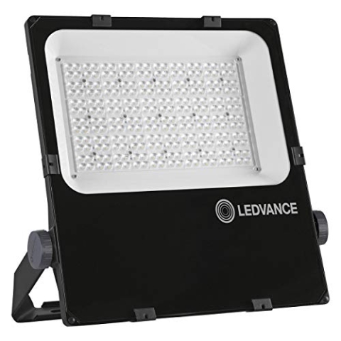 LEDVANCE Fluter LED: für Wand/Mast/Boden/Decke, FLOODLIGHT PERFORMANCE ASYM 45x140, 200 W, 220…240 V, Warm White, 3000 K, Gehäusematerial: Aluminium, IP66, 1-er-Pack
