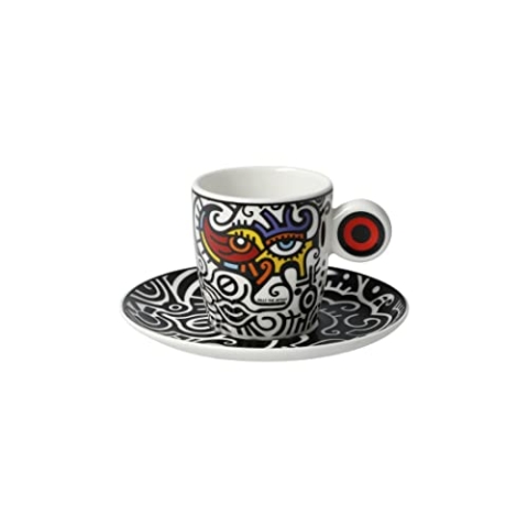 Goebel Espressotasse zum Sammeln Bright Eyes I von Billy The Artist aus Fine Bone China, 0,1L, 67-080-69-1