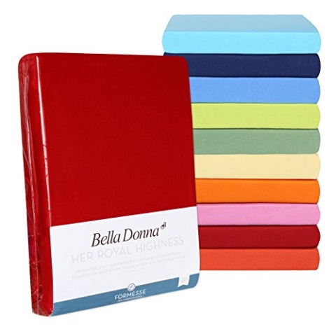 Formesse Bella Donna Boxspring Topper Spannbetttuch La Piccola anthrazit, 200x210 cm