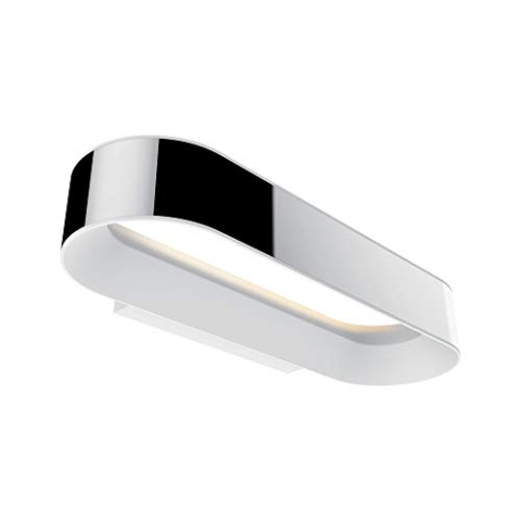 Paulmann 709.48 Deckenleuchte Agena IP44 LED dimmbar 1x20W Chrom/Weiß matt 230V Alu/Edelstahl