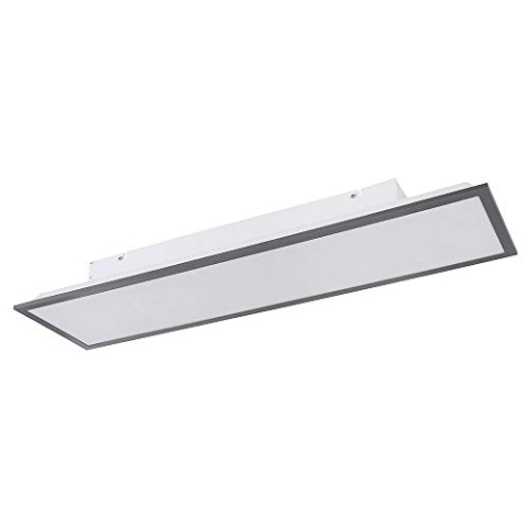 Globo Doro LED Deckenleuchte graphit, opal 80x20x7,5cm