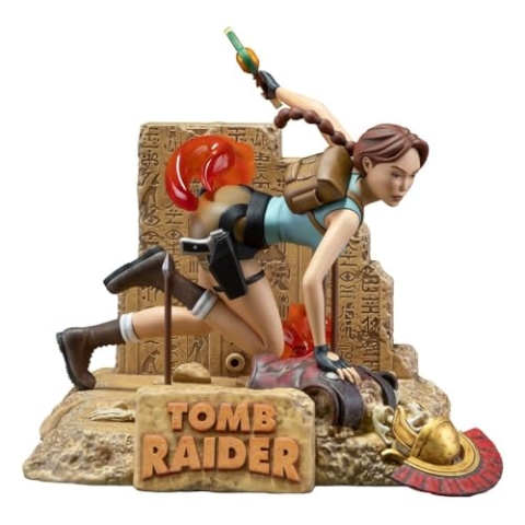 Dark Horse Tomb Raider 1996 PVC Statue Lara Croft Classic Era 17 cm