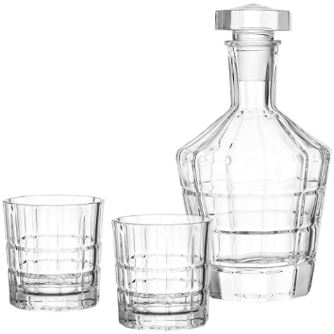 LEONARDO HOME 022765 Spiritii Whiskyset, Glas, 700 milliliters, klar