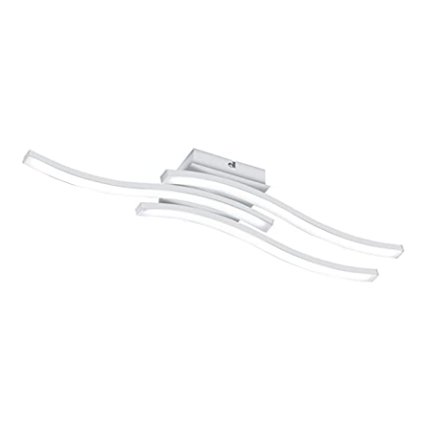 Reality Leuchten LED Deckenleuchte Route R62473131, Metall Weiß matt, inkl. 3x 5 Watt LED