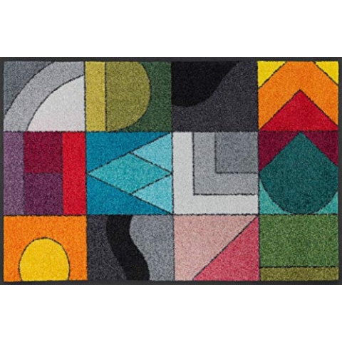 wash+dry Fußmatte, Momix 50x75 cm, innen und außen, waschbar