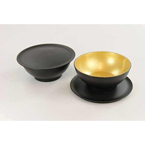 TUPPERWARE Coppette Dessert Allegra da 275 ml (2) Nero ORO