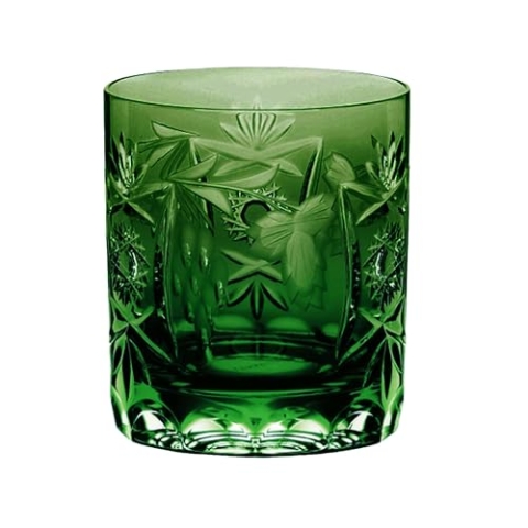 Nachtmann Whisky Glas, 250 ml, dunkelgrün, Traube, 35897, Whisky Tumbler aus Bleikristall, spülmaschinenfest, Made in Germany