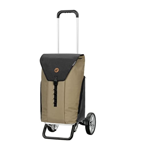 ANDERSEN Einkaufstrolley - Alu Star Shopper Ture beige 50 L Einkaufswagen,robust,vielseitig, Aluminium, höhenverstellbar, Räder abnehmbar