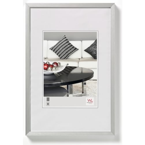 walther design Bilderrahmen silber 60 x 80 cm Aluminium Chair Alurahmen AJ080S
