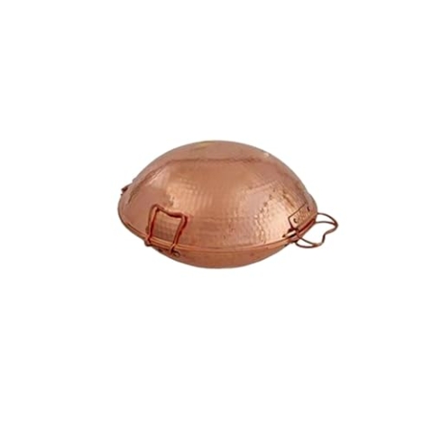 ich-zapfe.de Cataplana - Kupfer, für die Zubereitung von Fisch, Fleisch und Meeresfrüchten, 21cm