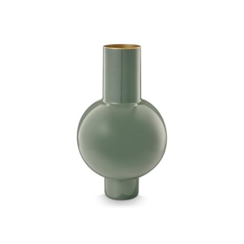 PIP STUDIO Vase Metall mittel grün 24x40cm