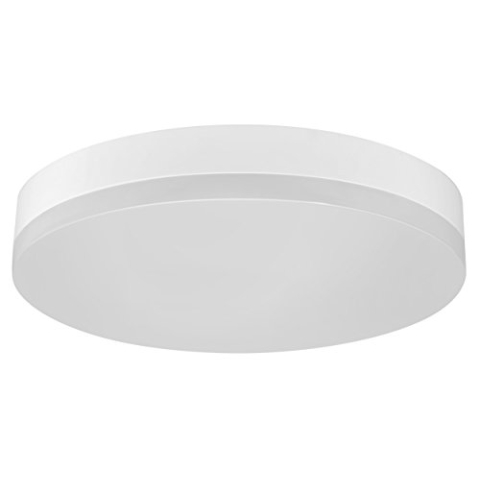 Müller-Licht LED Wand-und Deckenleuchte ideal für den Flurbereich, rund, mit Bewegungs-und Dämmerungssensor, 24 W, 3000 K, Plastik, W, Warmweiß, mit Sensor, 20500087