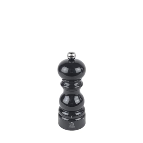 PEUGEOT - Paris u'Select 15 cm Pfeffermühle - 6 vordefinierte Mahlgrade - PEFC-zertifiziertes Holz - Französiches Know-How - Schieferlackiert