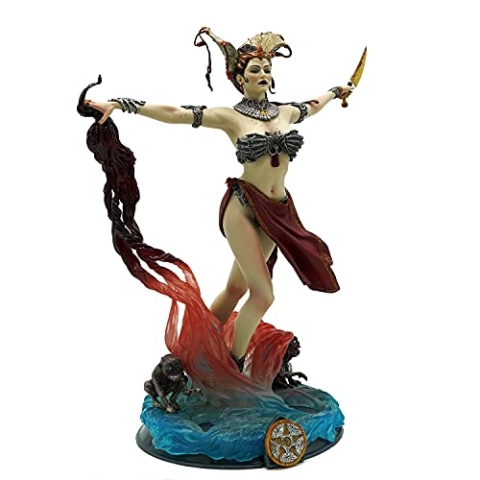 PURE ARTS Statuette Court of The Dead – Gethsemoni Queens Conjuring – Statuette 25 cm