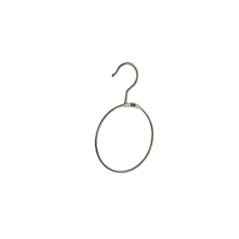 Kleiderbügel, Warenring, 30er Set, Metall, Verchromt, mit Haken, Chrom, Schalbügel, Krawattebügel, Marktring, Ø 12 cm (7985/30)