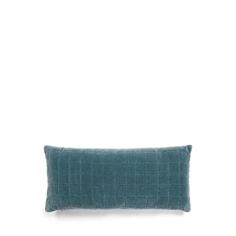 Essenza Dekokissen Julia Denim, 40x90 cm, 100% Baumwollsamt, Uni