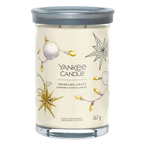 Yankee Candle Twinkling Lights Duftkerze im Glas, groß