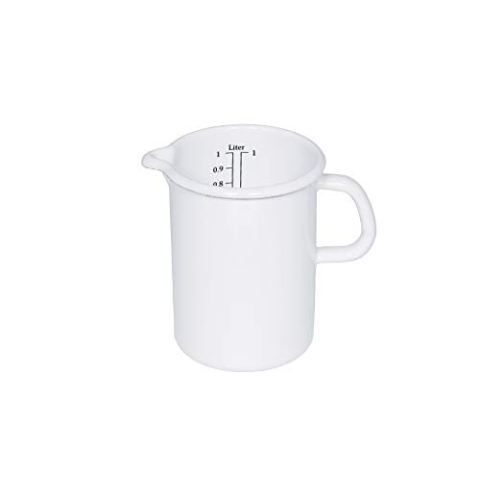 Riess, 0350-033, Küchenmaß 3 L, CLASSIC- WEISS, Inhalt 3 Liter, Höhe 17 cm, Emaille, weiß, Induktion