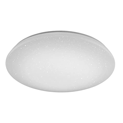 Trio Leuchten WiZ LED Deckenleuchte Charly 656010100, 27 Watt RGBW LED mit 16 Mio. Farben + 64.000 Weißtöne + 18 Licht-Szenen, Steuerung über App + Sprachsteuerung + Fernbedienung + Wandschalter