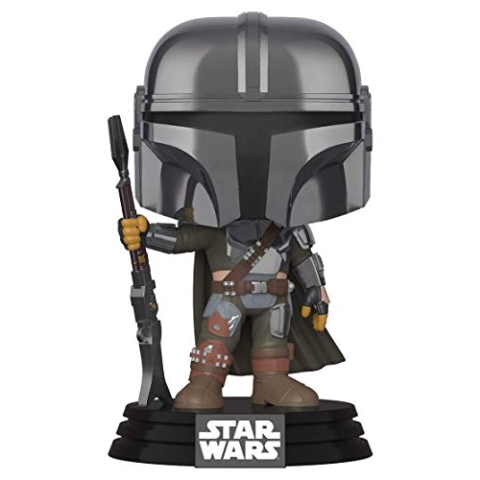 Funko Pop! Star Wars: The Mandalorian - Mandalorian (Chrom), Amazon Exclusive