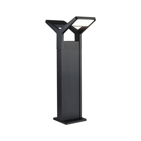 Paulmann 94861 LED Pollerleuchte Juntea IP44 585mm 3000K 21W 1600lm 230V Anthrazit Aluminium Außenleuchte