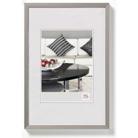 walther design Bilderrahmen stahl 60 x 80 cm Aluminium Chair Alurahmen AJ080D