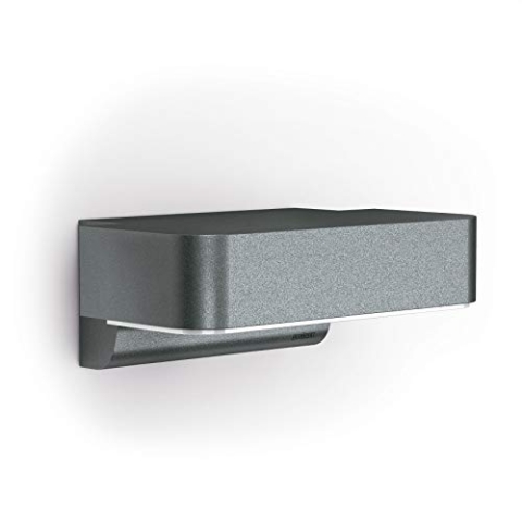 Steinel Außenleuchte L 800 SC Connect, 160° iHF-Bewegungsmelder, 3000 K, 7.5 W, smarte Wandlampe, dimmbar, Zeitschaltuhr, Anthrazit