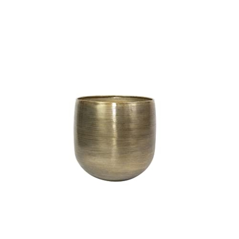 Ter Steege Blumentopf Aluminium Gold D 38 cm H 35 cm