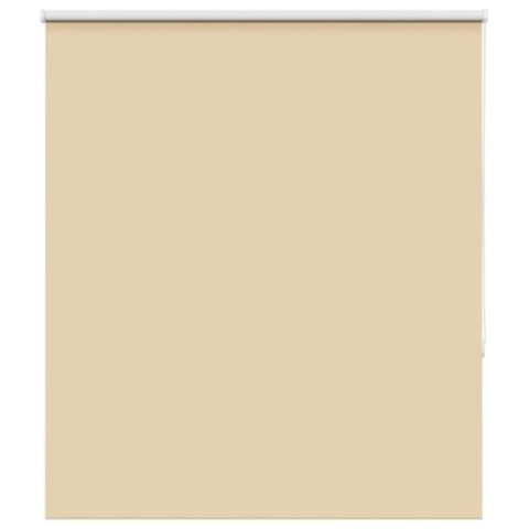 vidaXL Verdunkelungsrollo Beige 140x150 cm Stoffbreite 136,6 cm, Rollo, Klemmfix, Thermorollo, Verdunklungsrollo, Klemmrollo, Fensterrollo