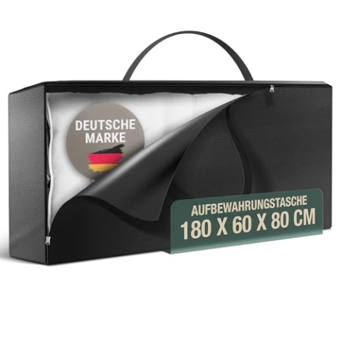Celeko Home – XXL Aufbewahrungstasche 180 x 60 x 80 cm – Ideal für Palettenpolster, Gartenauflagen, Bettdecken & Kleidung – Wasserabweisend – robuste Tragetasche mit Reißverschluss & Tragegriffen
