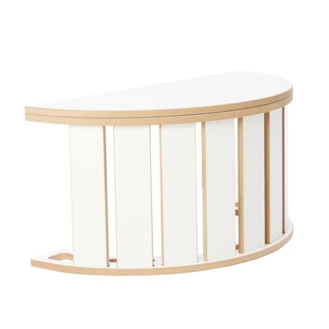 Garronda Set 2 in 1 Kletterbogen mit Tischplatte Montessori Spielzeug ab 1 Jahr GD-0061 (Weiß Kletterbogen mit Tischplatte)