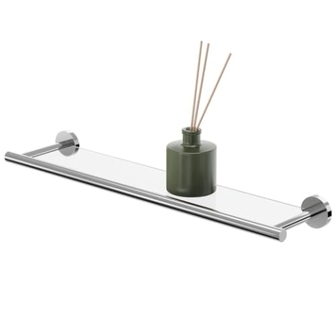 Tiger Boston Ablage, Edelstahl poliert, Sicherheitsglas