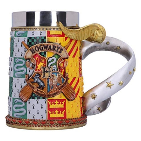 Nemesis Now Collectable Tankard Harry Potter Golden Snitch Quidditch Sammelkrug, Metal, Gelb, 1.25 picometer