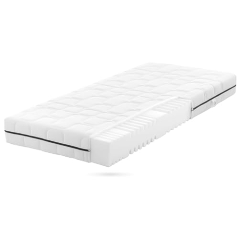 RAVENSBERGER Comfortmatratze Ravo-PUR - Härtegrad H3, mittel - 100 x 200 cm, Höhe 19 cm - ergonomische 7-Zonen Matratze mit RAVOTEX Funktions-Bezug, allergikerfreundlich