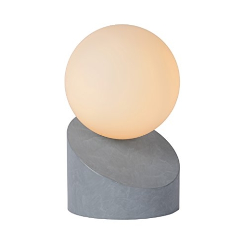 LUCIDE LEN - Tischlampe - Ø 10 cm - 1xG9 - Grau