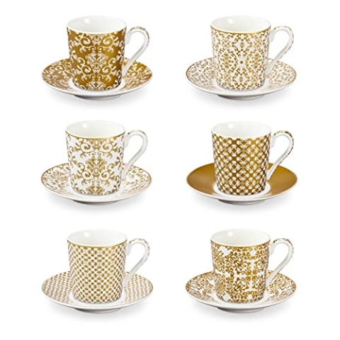 Tescoma myCOFFEE Kaffeetasse mit Untertasse, 6 Stück