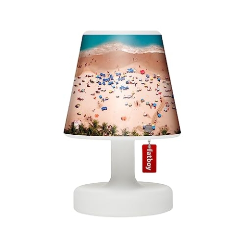 Fatboy Edison the Petit + Frei Cooper Cappie Cosy Beach | Tischlampe/Outdoor Lampe/Nachttischlampe | Kabellos & USB Aufladbar