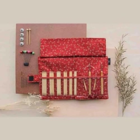 Seeknit KA57807-02 Shirotake Häkeln Haken, Gemischt, Rot, One Size