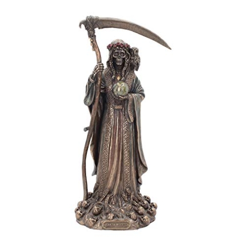Nemesis Now Dekofigur Santa Muerte, 38 cm, Bronze