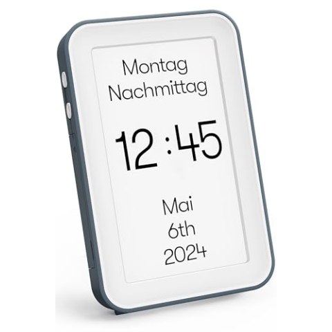 Relish - Demenzuhr Day Connect, Digitale Kalenderuhr mit Tag, Datum und Uhrzeit, großes übersichtliches Display, personalisierte Optionen