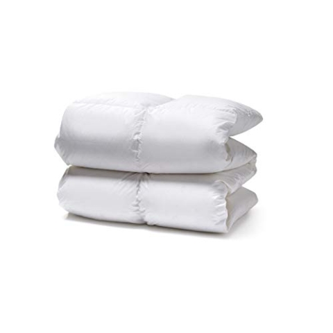 White Cloudz KAPRUN Daunendecke 240x200 cm Wärmeklasse 3 – Ganzjahres-Bettdecke mit 90% Europäische Gänsedaunen – 1150g, hochwertiger Bezug aus 100% Mako Baumwolle, besonders weich & flauschig