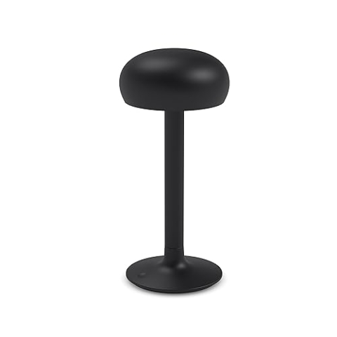 EVA SOLO | Emendo LED-Leuchte Black | Schaffen Sie überall Gemütlichkeit mit der kabellosen LED-Akkuleuchte, z. B. im Regal zwischen den Büchern oder auf dem Esstisch | Black