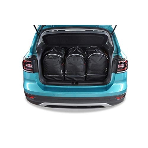 KJUST Dedizierte Reisetaschen 3 stk kompatibel mit VW T-CROSS I 2018+ Car Bags