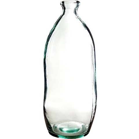 Atmosphera - Vase Dame Jeanne - recyceltes Glas - transparent H 51 cm - Transparent